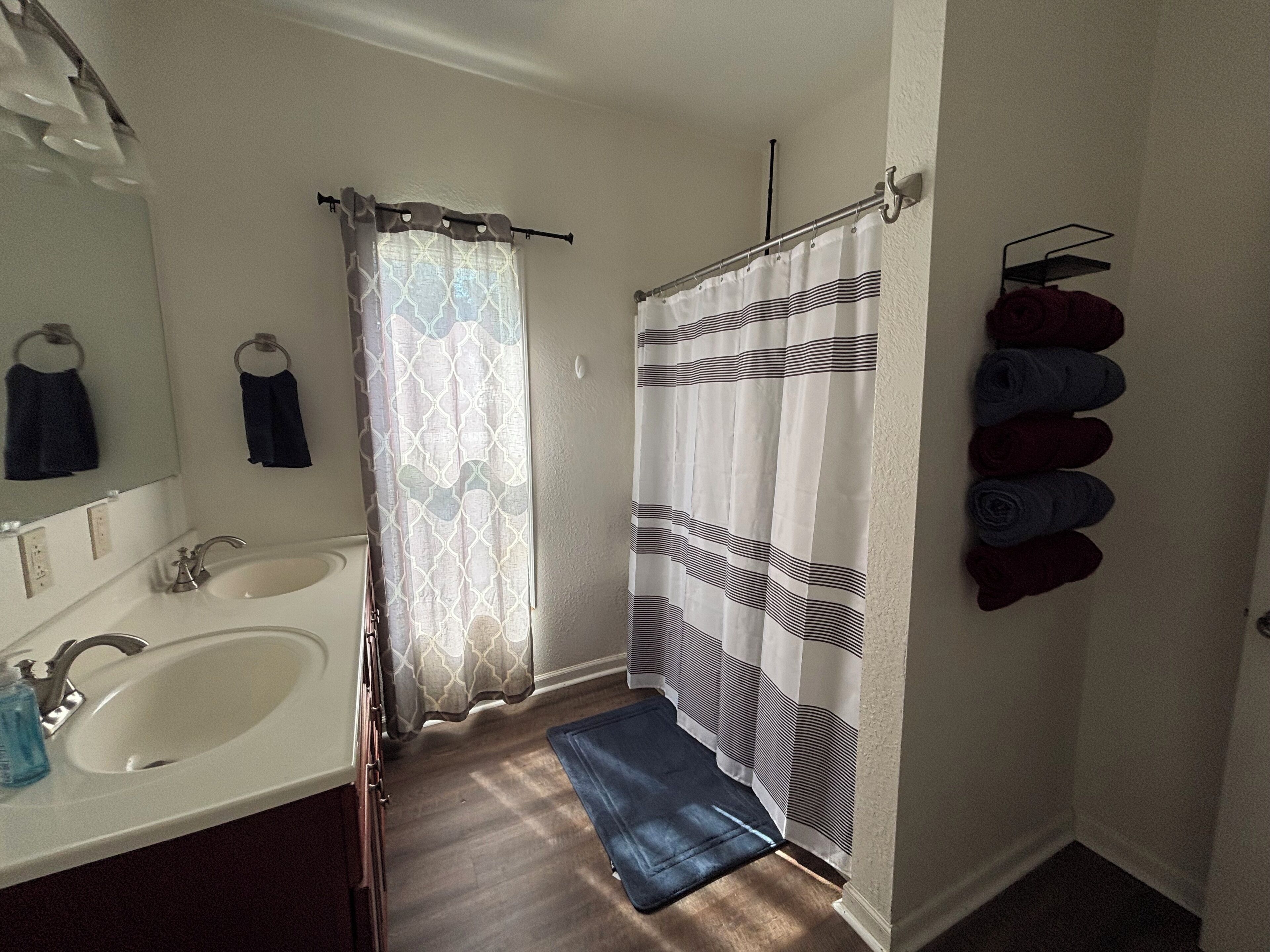 Towels, toilet paper