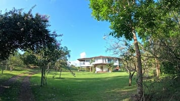 House, Balcony, Garden View | Property grounds