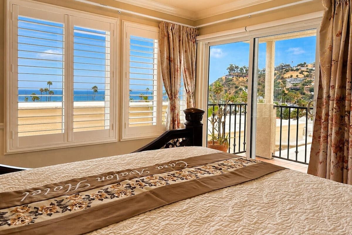 Blackout drapes, iron/ironing board, bed sheets