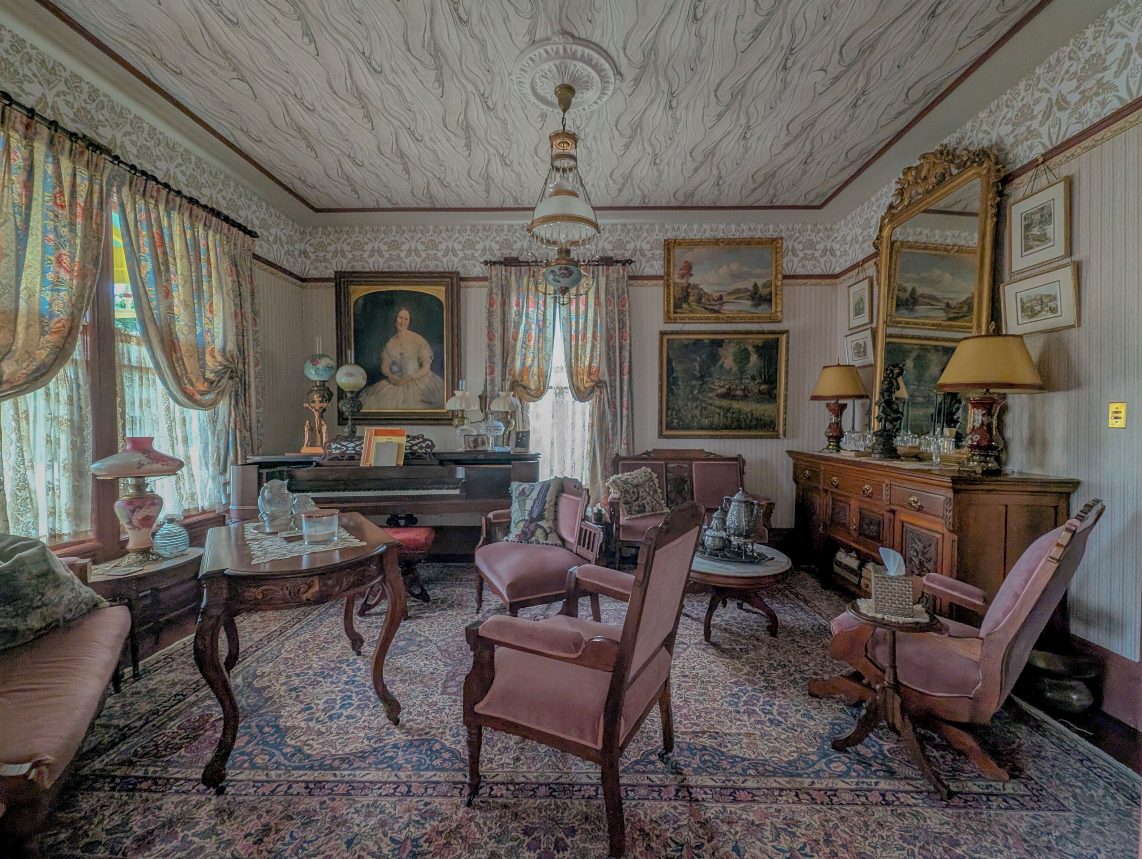 Sala de estar en el lobby