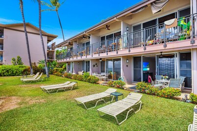 Beachfront at The Pikake, ocean views