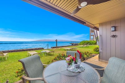 Beachfront at The Pikake, ocean views