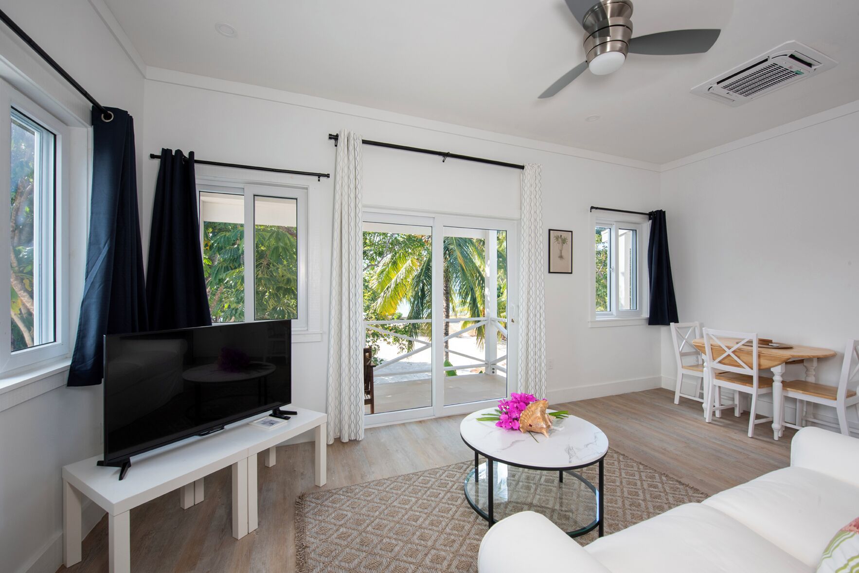 One bedroom suite:  Living area