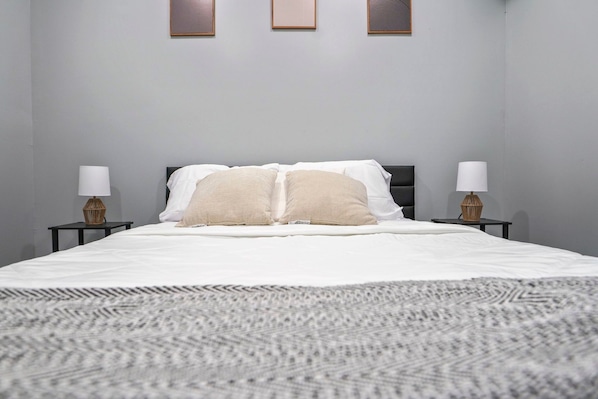 2 Schlafzimmer, Bügeleisen/Bügelbrett, kostenloses WLAN, Bettwäsche