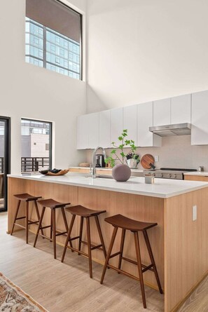 Private kitchen - Penthouse Combo | Pool, Views, Near Broadway (Nashville)