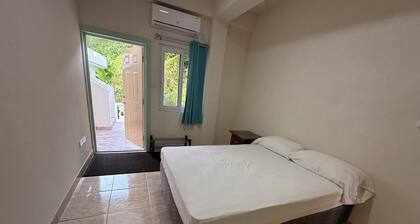 Peaceful fully furnished, air-conditioned 2-bedroom apartment in Soufriere