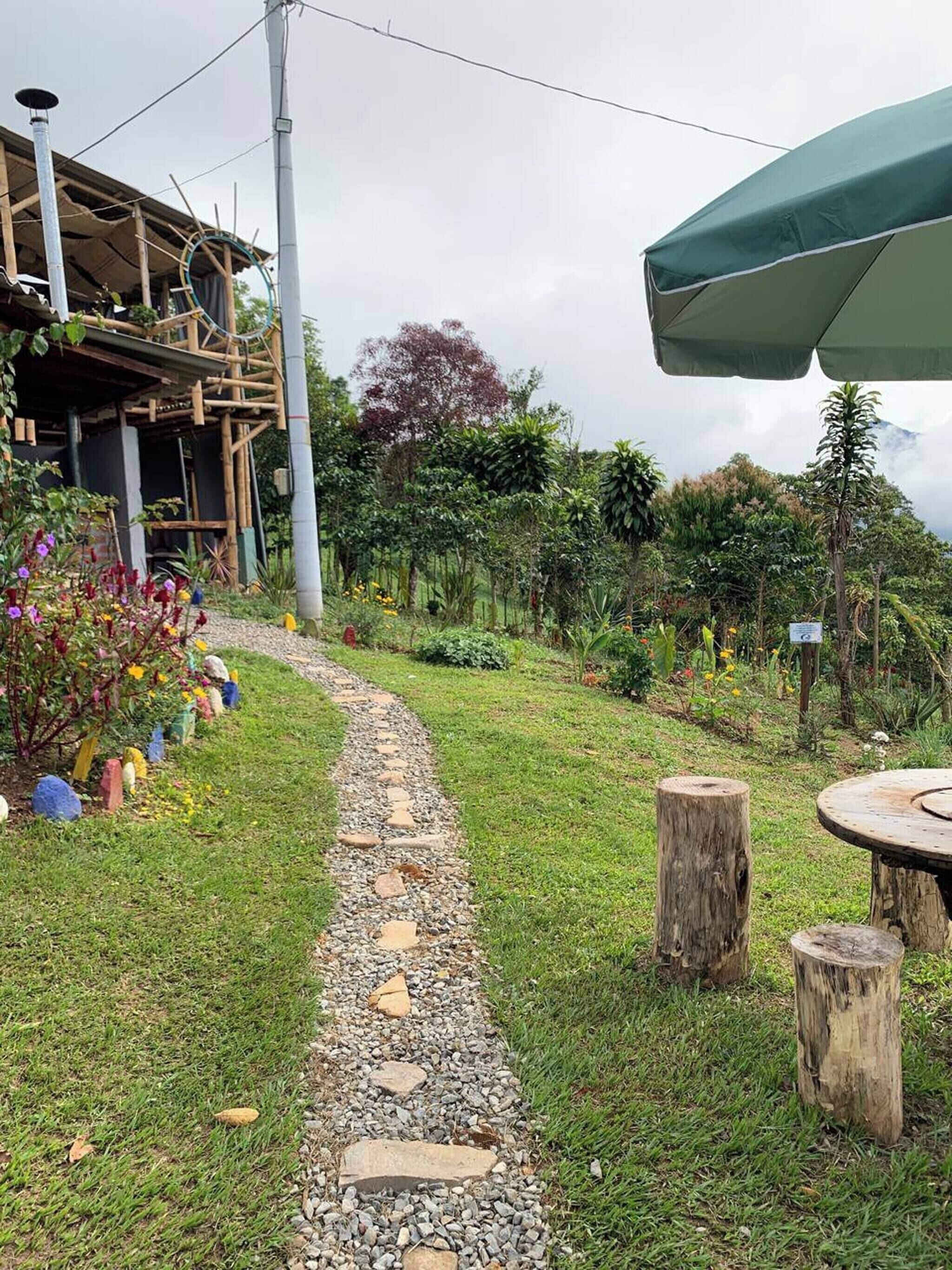 Cabaña, 2 habitaciones, para fumadores, patio | Áreas de la propiedad