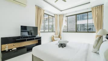 3 quartos, ferros/tábuas de passar roupa, Wi-Fi, roupa de cama