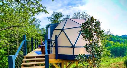 Glamping Dome | Private Deck + Mtn Views | Spa