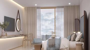 Double or Twin Room, Balcony, Garden View