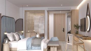 Double or Twin Room, Balcony, Garden View