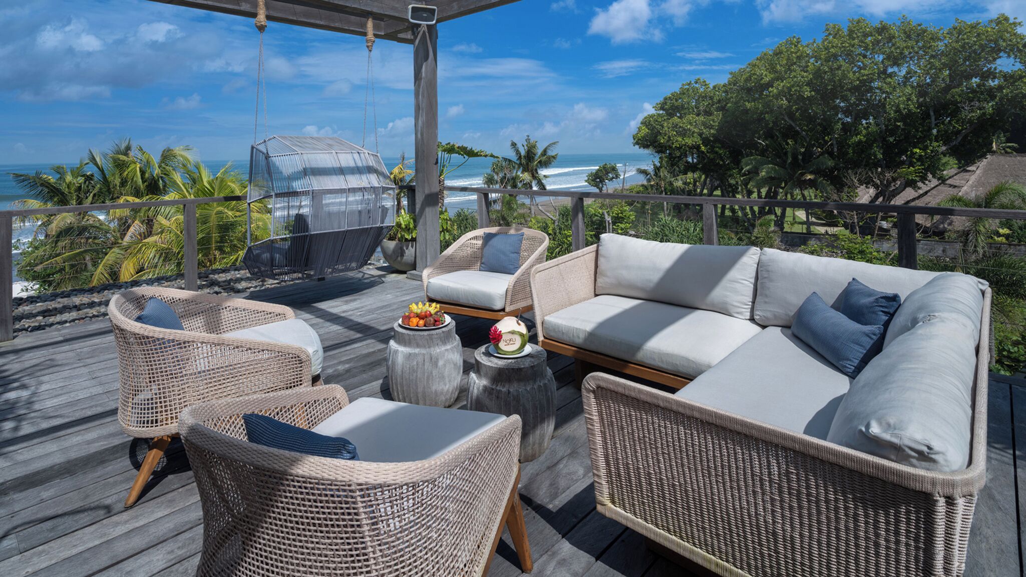Luxury Villa, 6 Bedrooms, Beach View | Terrace/patio