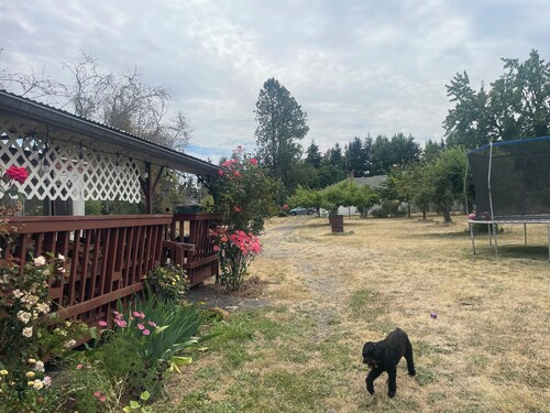 Cozy 1-bedroom farm guesthouse in beautiful Corvallis with AC