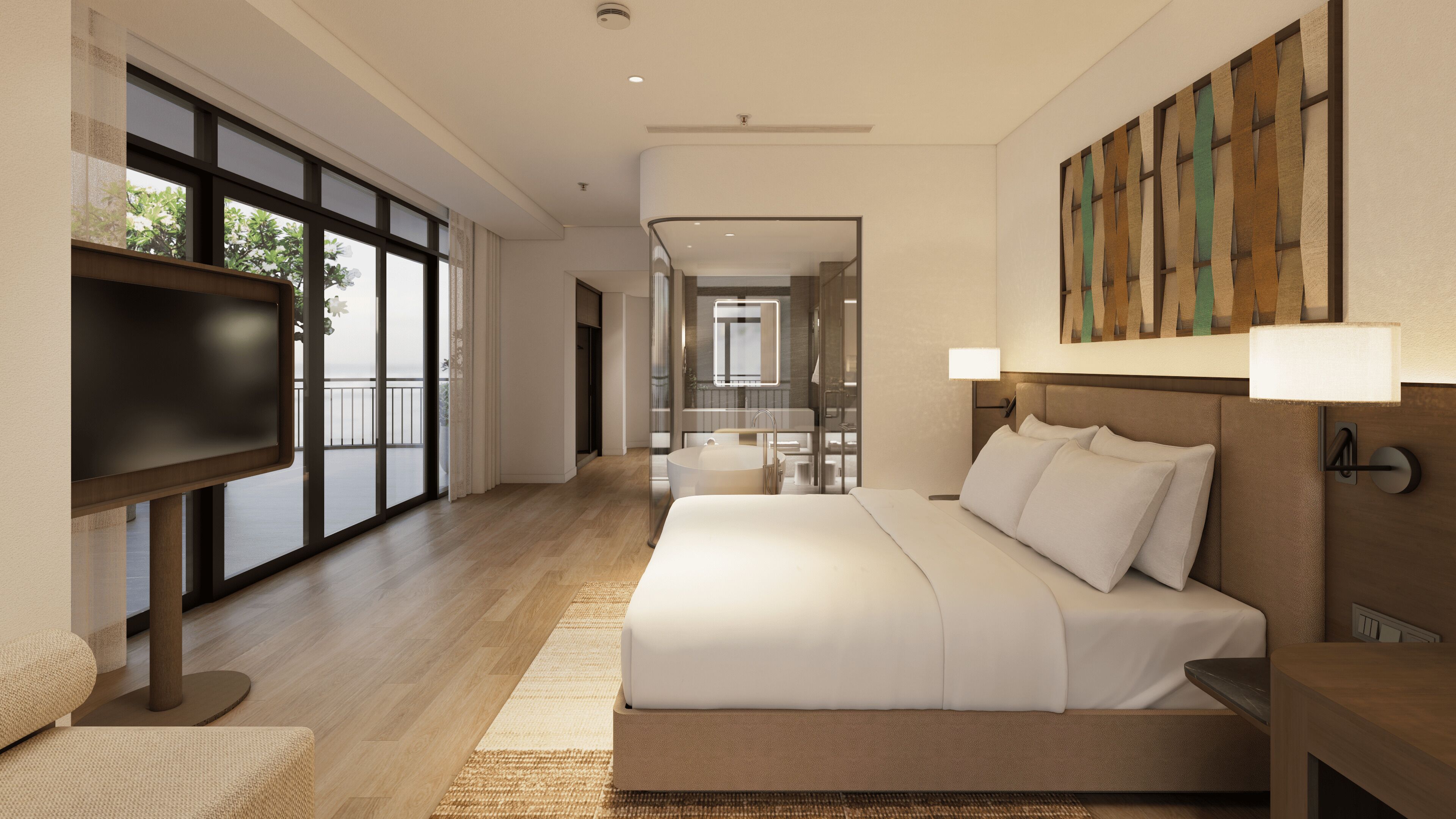 Premier Room, Beach View | In-room safe, blackout drapes, iron/ironing board, WiFi (free)
