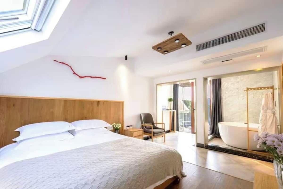 Premium-dobbeltværelse - balkon - bjergudsigt | Gratis Wi-Fi, sengetøj