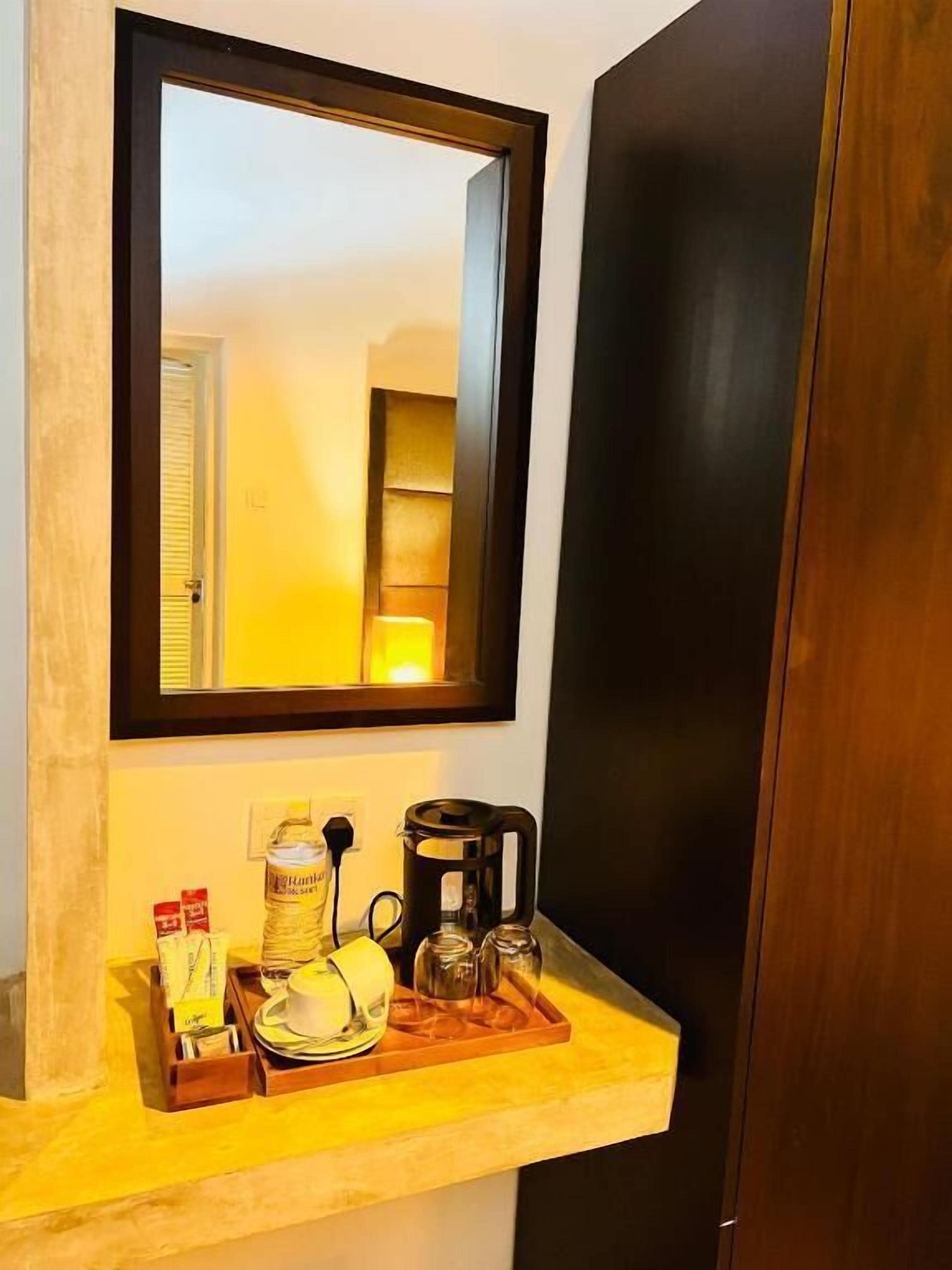 Chambre Double Supérieure, vue jardin | Café et/ou machine à café