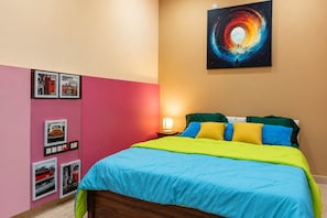 2 bedrooms, Internet, bed sheets - Prana Pulse  Calm, Cozy Stay Near Mysore's Yoga Hub and foreigners friendly (Mysuru)