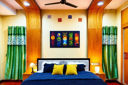 Prana Pulse  Calm, Cozy Stay Near Mysore's Yoga Hub and foreigners friendly