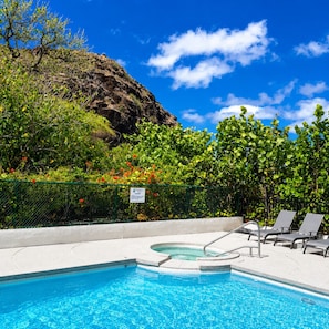 Outdoor pool - Off Peak Season Ocean View Rentals (Waianae)