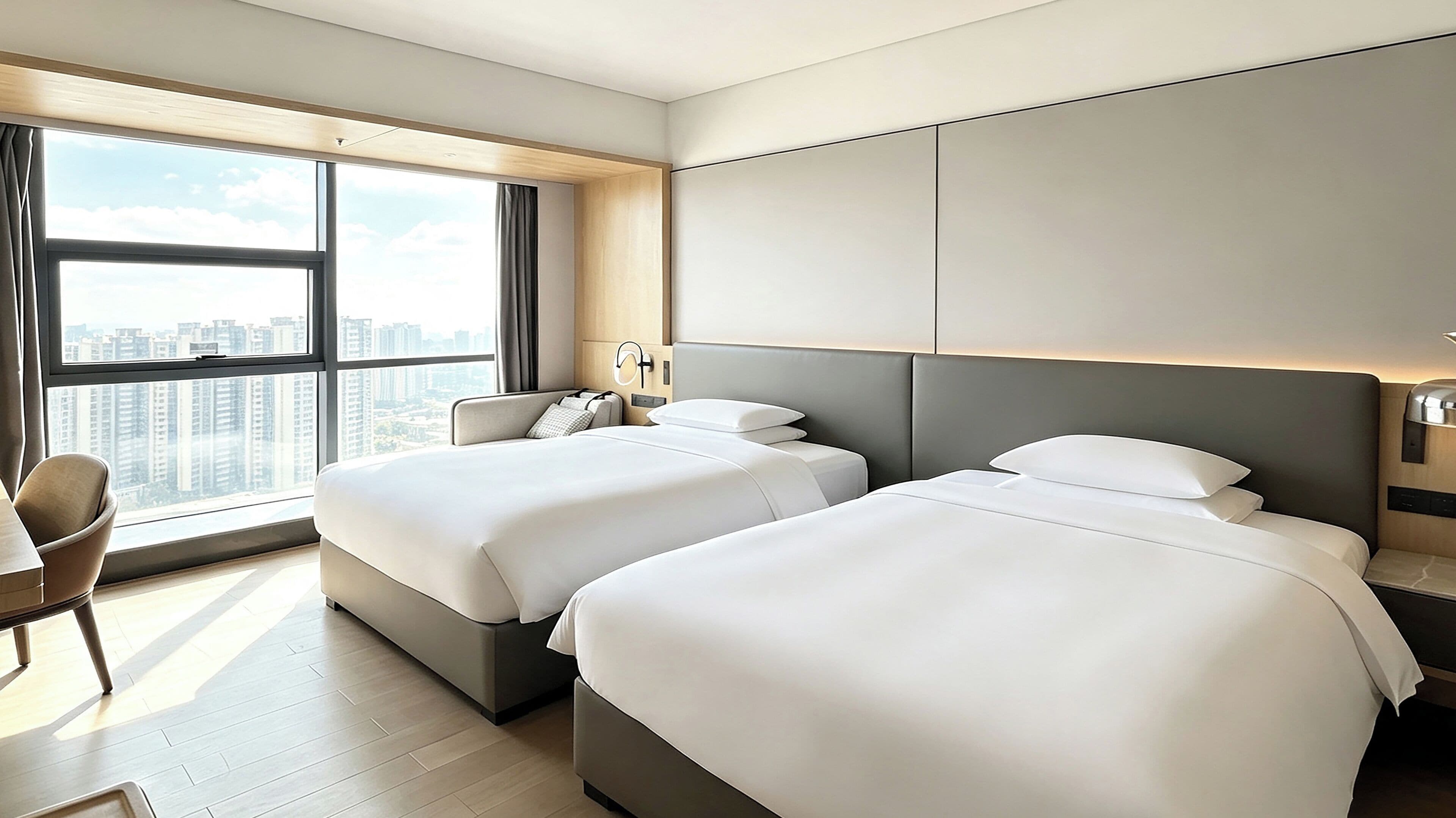 In-room safe, desk, blackout curtains, iron/ironing board