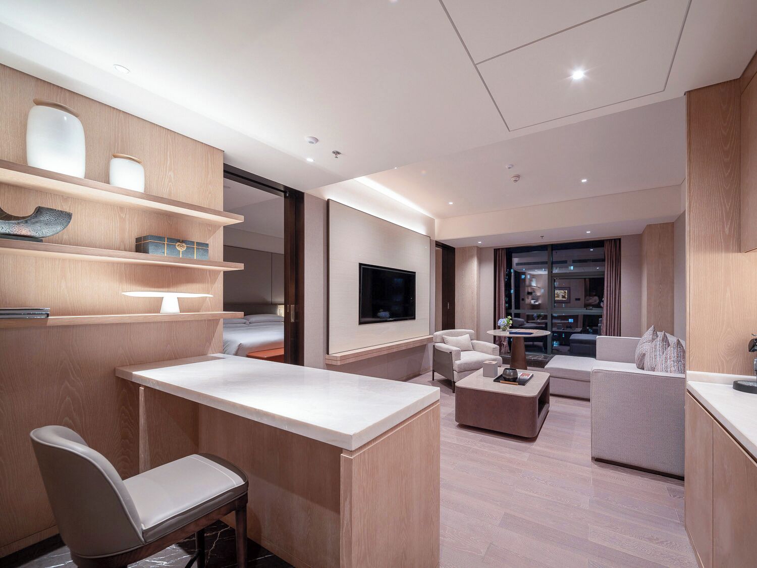 Superior Suite King size bed room | In-room safe, desk, blackout curtains, iron/ironing board