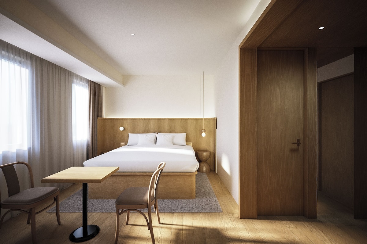 Chambre, non-fumeurs (King) | Bureau, Wi-Fi gratuit
