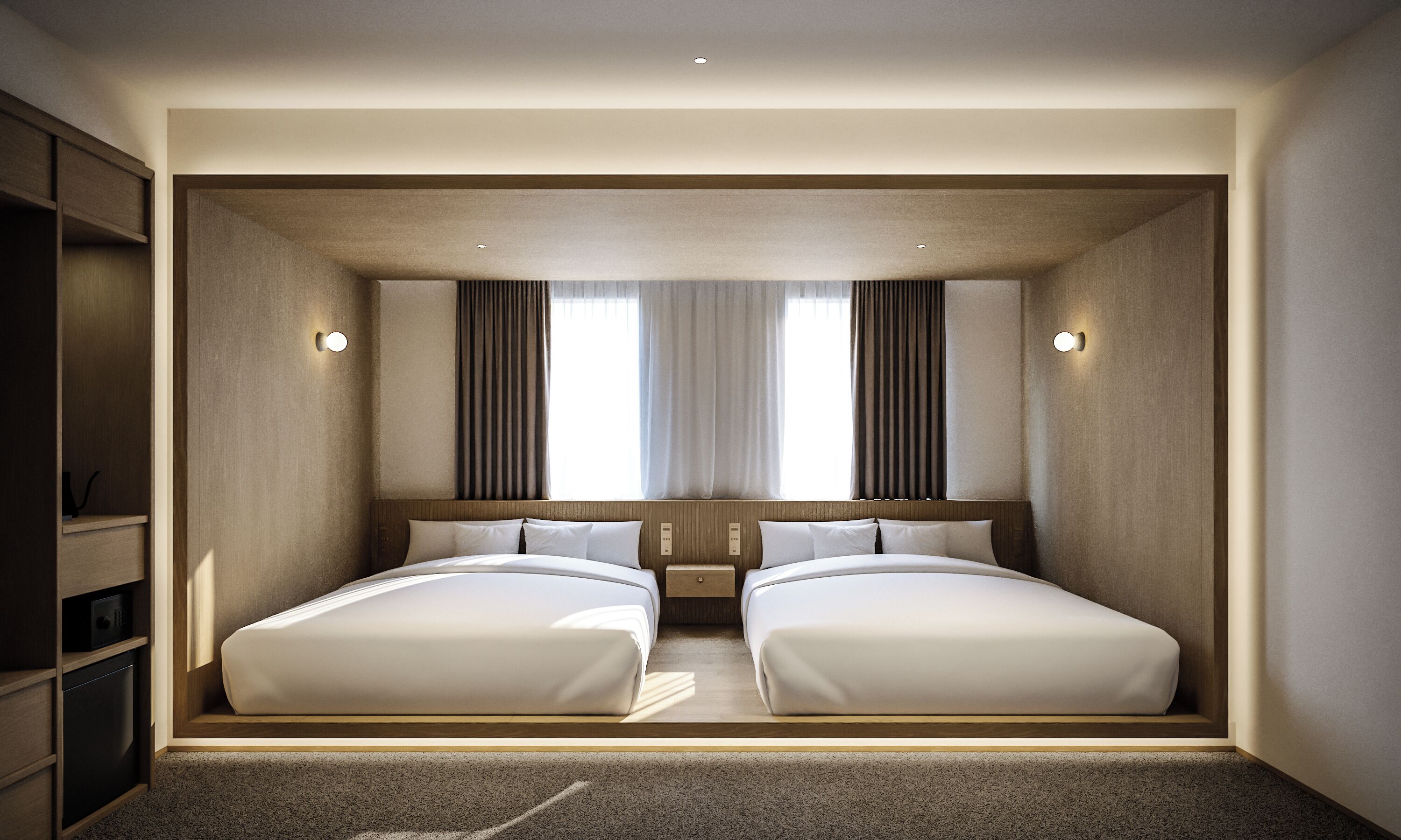 Superior Twin Room, Non Smoking | Desk, free WiFi