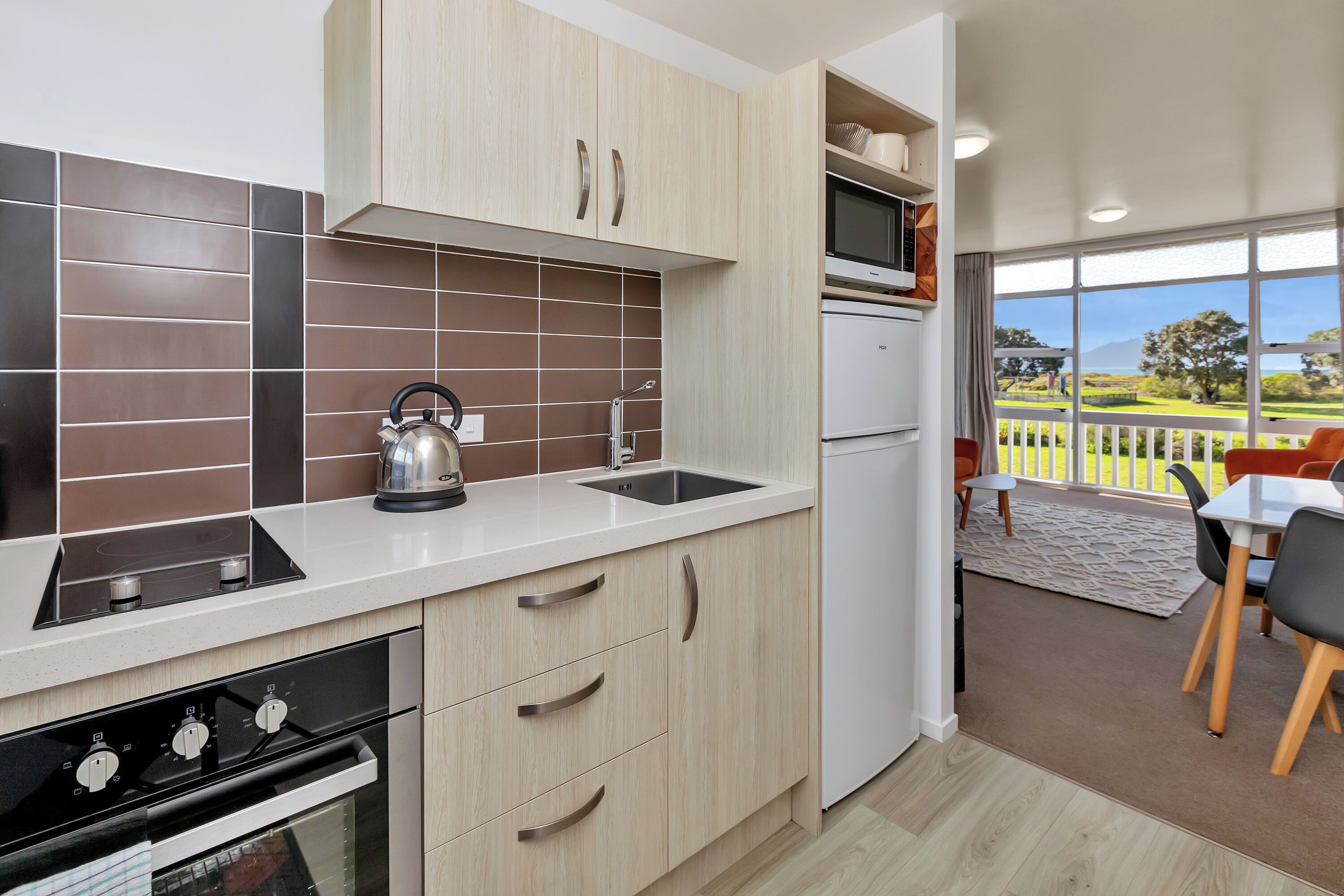 Apartment, Balkon, Meerblick | Eigene Küche | Hochstuhl