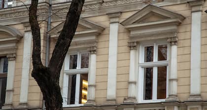 Central Subotica apartment in the historic Prokeš Palace, steps from Korzo