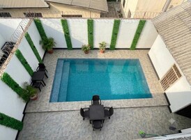 Una piscina techada