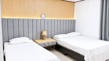 Premium bedding, iron/ironing board (on request)