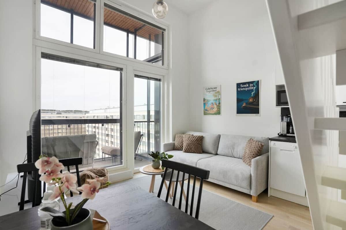 Superior Condo, Balcony, Not Pets Allowed | Living area | 55-inch Smart TV with cable channels