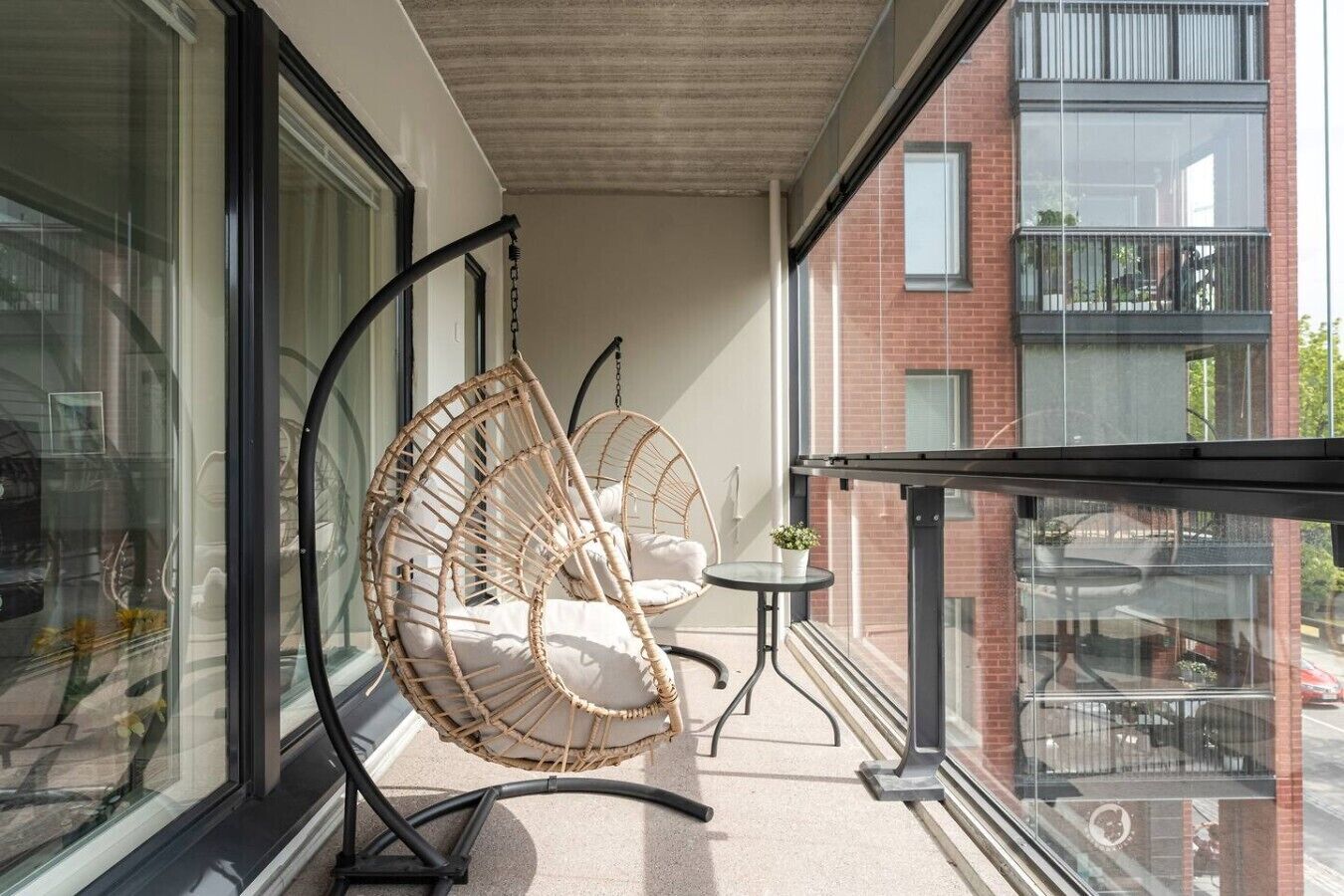 Appartement Deluxe, balcon, vue ville | Balcon
