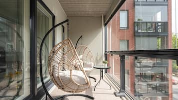 Appartement Deluxe, balcon, vue ville | Balcon
