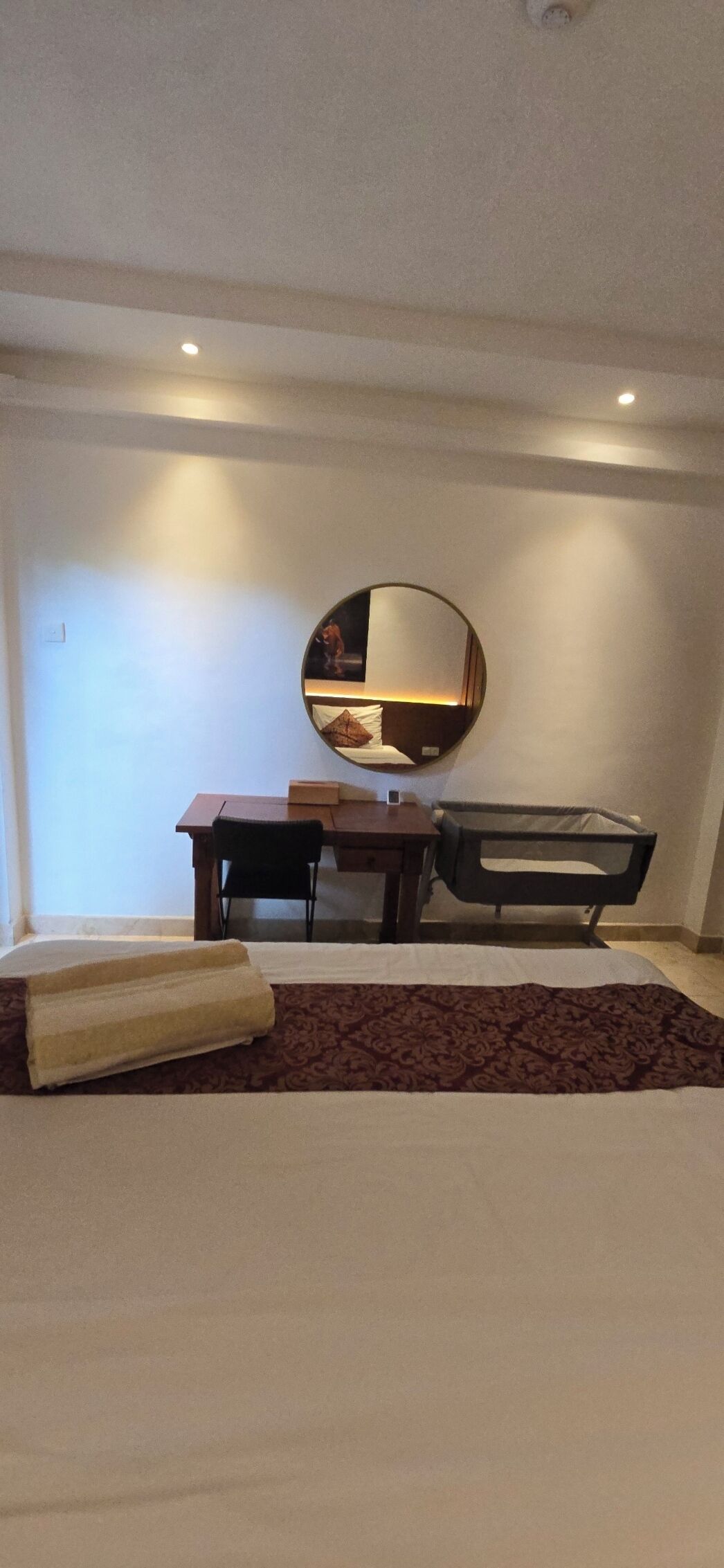 1 Schlafzimmer, Zimmersafe, Bügeleisen/Bügelbrett, Reisekinderbett