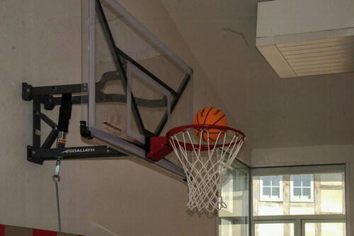 Old farmhouse with its own sports hall