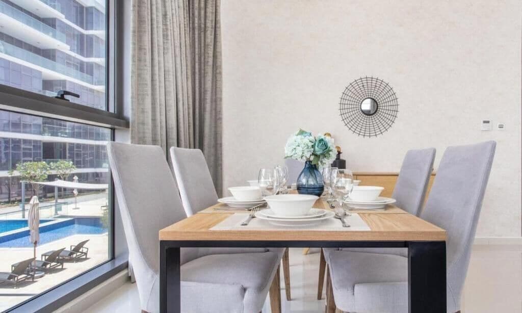 Leilighet, 2 soverom, balkong | Spiseområde