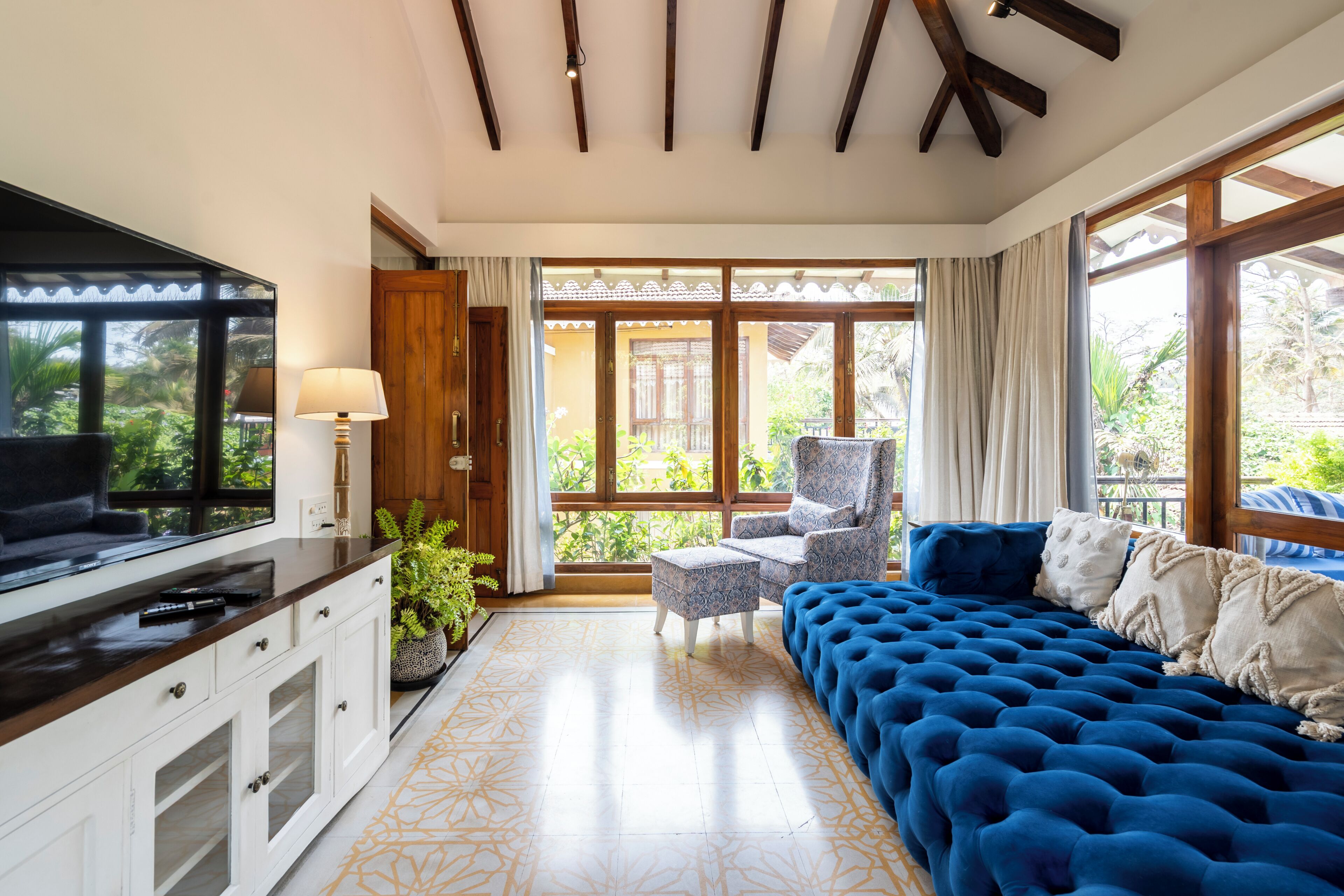 Deluxe Villa, 4 Bedrooms, Private Pool | Living area