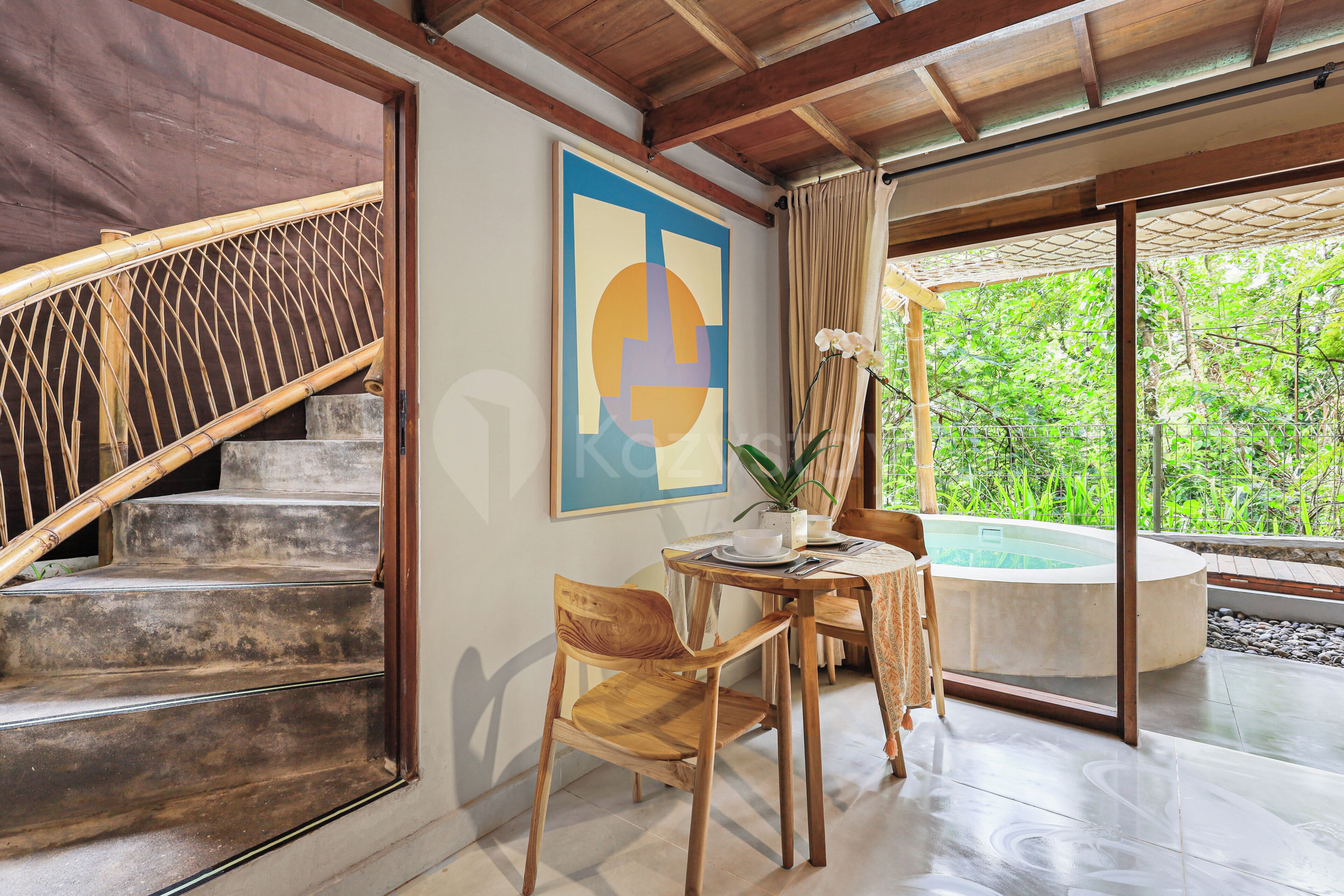 Villa, 1 Bedroom, Garden View | Dining room