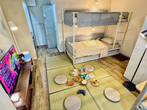 ★BEST DEAL★ 2-Min to Subway, free Netflix, PS4 & LUUP Bike, center of Kobe city