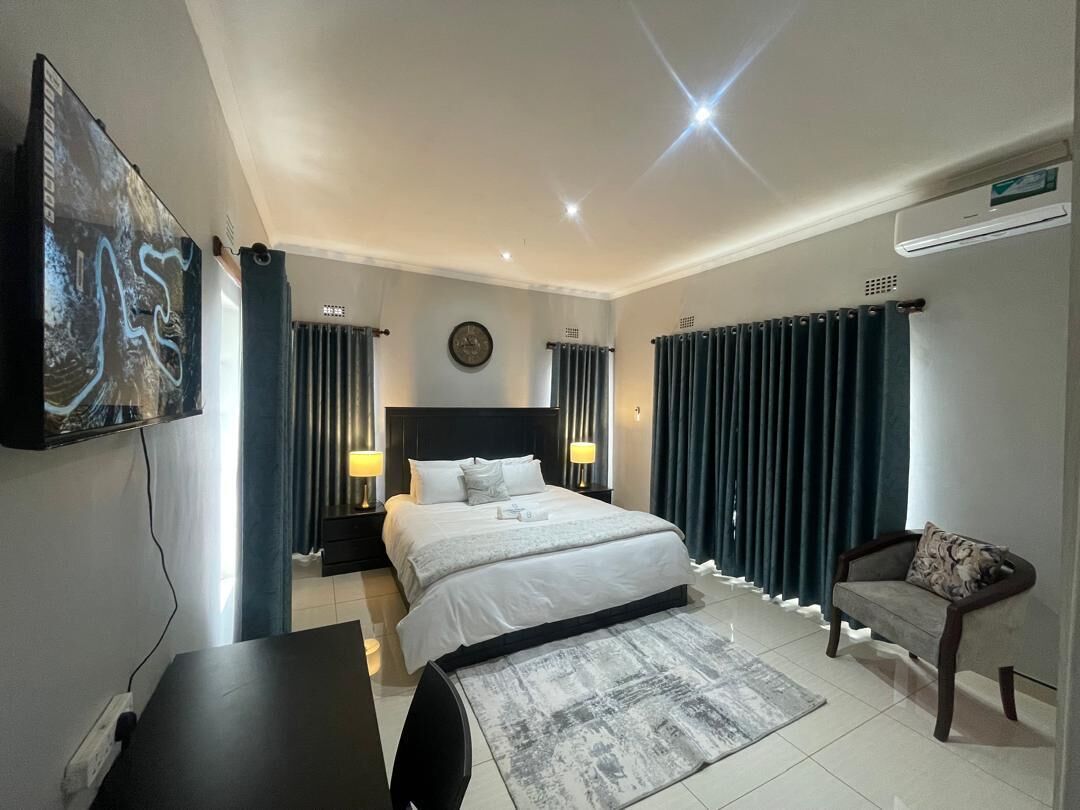 Blackout drapes, iron/ironing board (on request), WiFi (free)