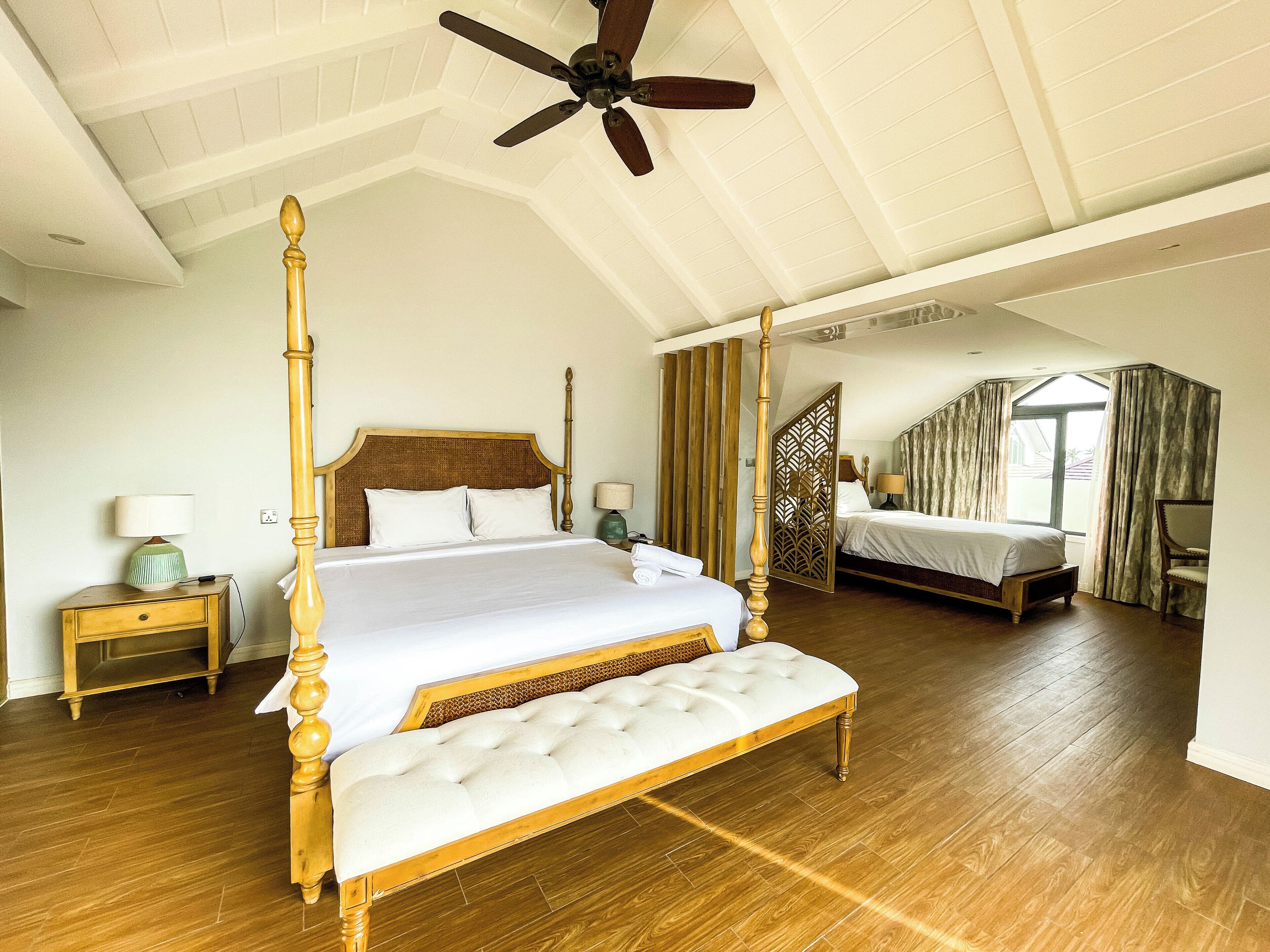 Family Villa, 5 Bedrooms, Private Bathroom, Garden View | Desk, laptop workspace, blackout drapes, iron/ironing board (on request)