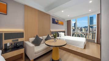 Family Twin Room, City View | View from room