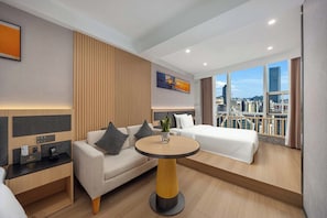 Family Twin Room, City View | View from room - YIBON INTERNATIONAL HOTEL (Guiyang)