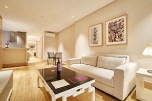 Deluxe Apartment | Living area - Nexus Santa María Luxury Apartments (VALLADOLID)