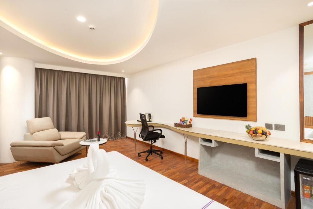 Chambre supérieure double, vue sur la ville | Intérieur