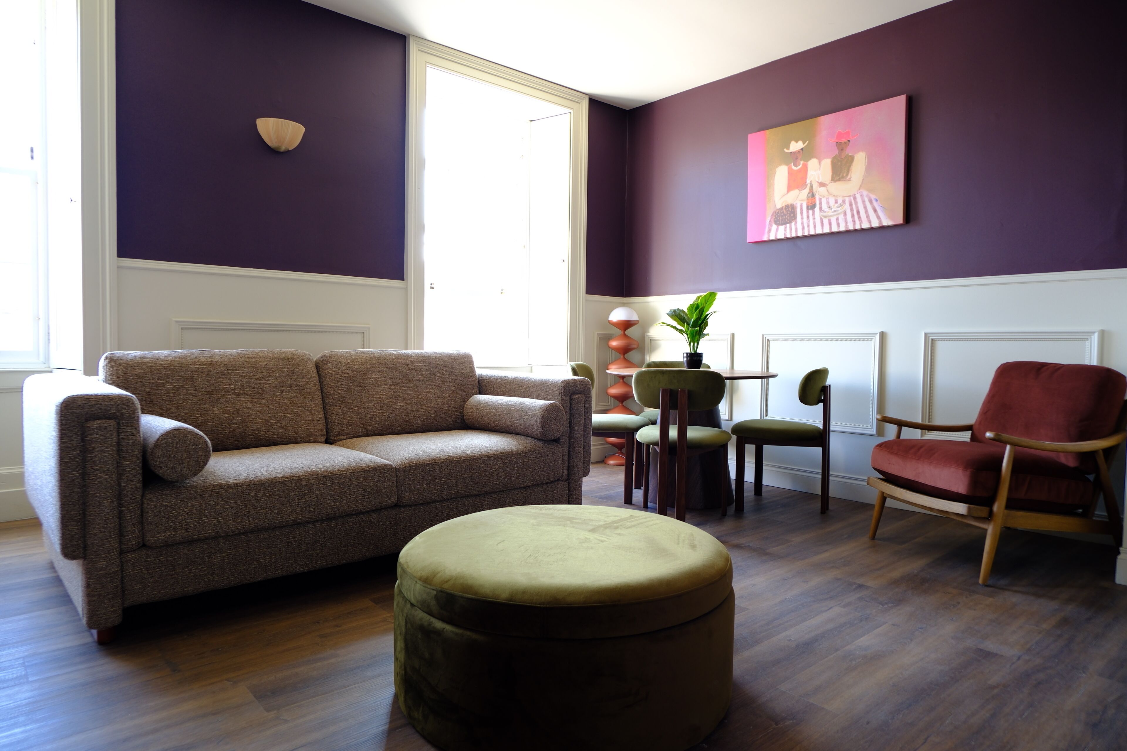 Appartement Deluxe, vue ville | Coin séjour
