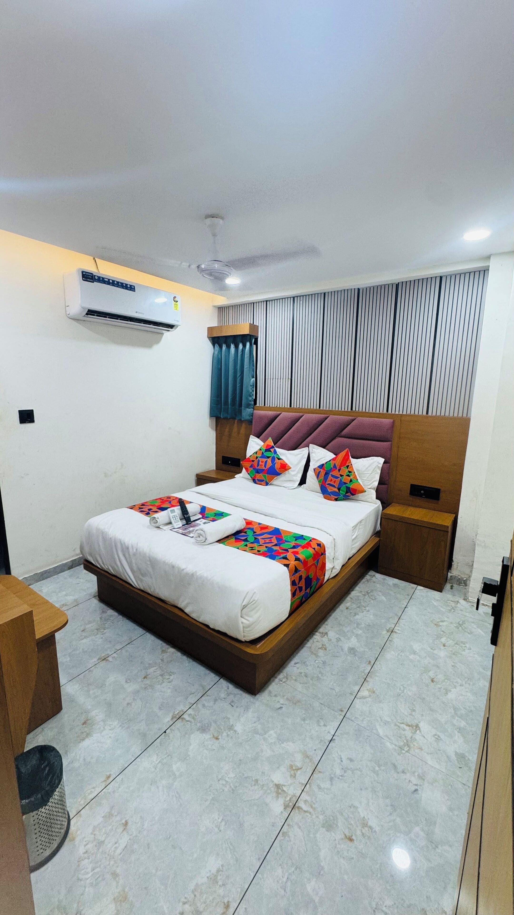 Deluxe Double Room, City View | In-room safe, desk, laptop workspace, iron/ironing board