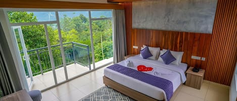 Chambre Double Supérieure, balcon, vue montagne