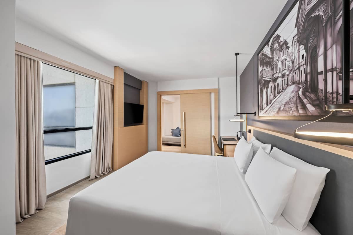 Familien-Suite | Hochwertige Bettwaren, Select-Comfort-Betten, Minibar, Bettwäsche